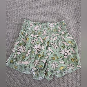 Aerie Green Floral High Waist Women's Shorts